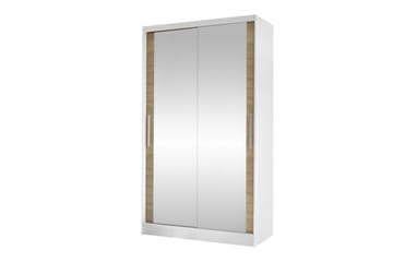 Glenmore Garderob m. Spegel White - Opbevaring - Tøjopbevaring - Garderobeskabe