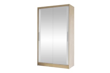 Glenmore Garderob m. Spegel Wood/nature - Opbevaring - Tøjopbevaring - Garderobeskabe