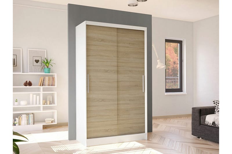 Glenmore Garderob White - Opbevaring - Tøjopbevaring - Garderobeskabe