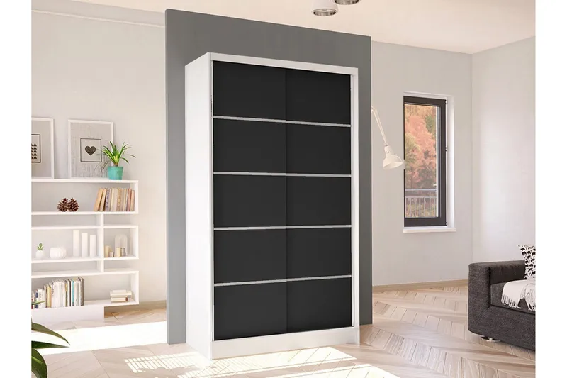 Glenmore Garderob White - Opbevaring - Tøjopbevaring - Garderobeskabe