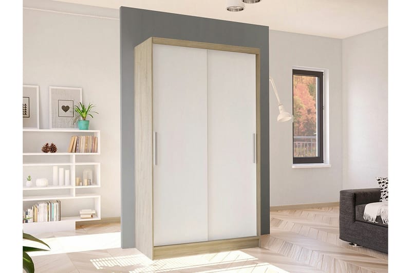 Glenmore Garderob White - Opbevaring - Tøjopbevaring - Garderobeskabe