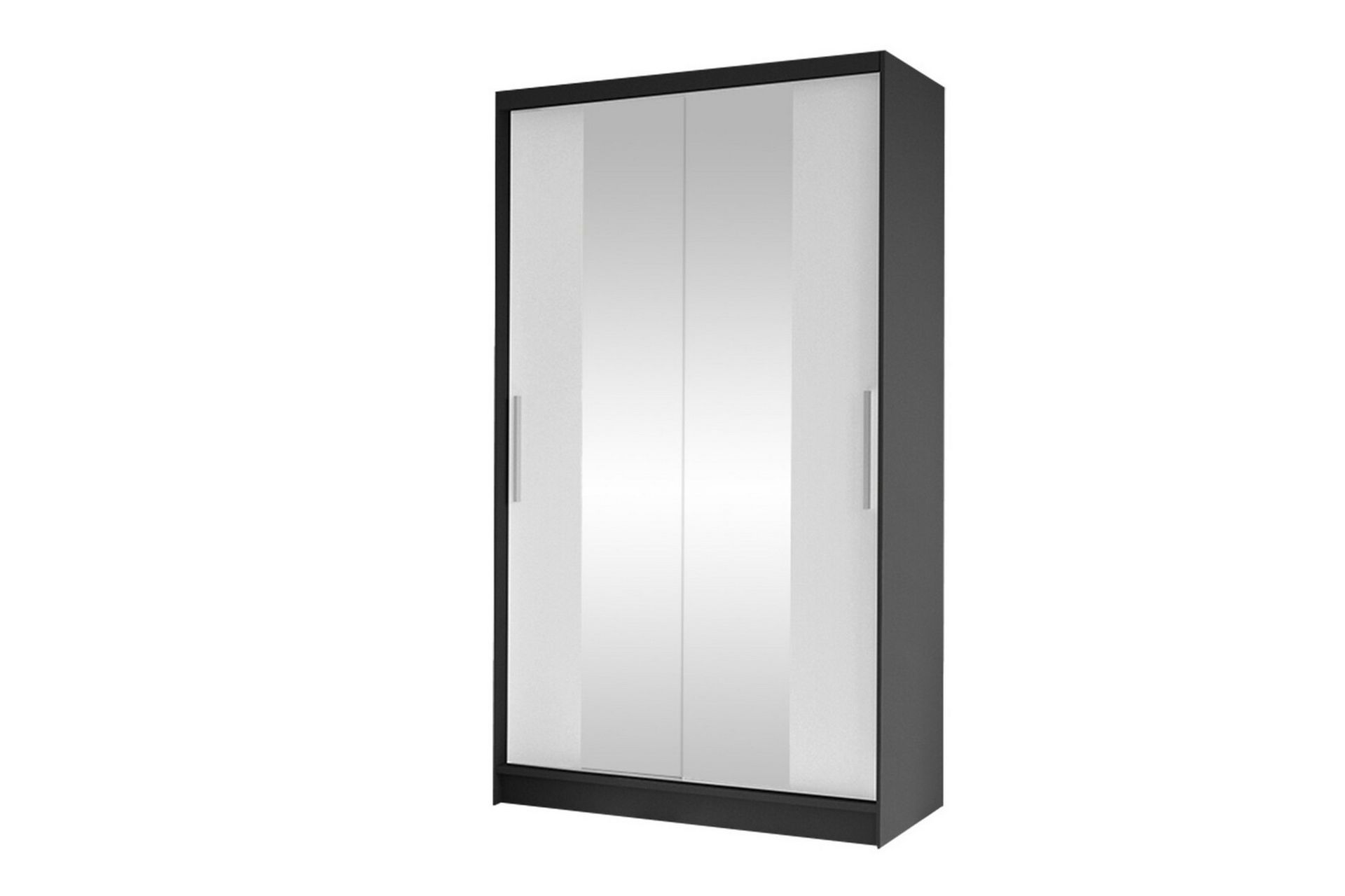 Glenmore Garderobe med spejl - Hvid - Opbevaring - Tøjopbevaring - Garderobeskabe