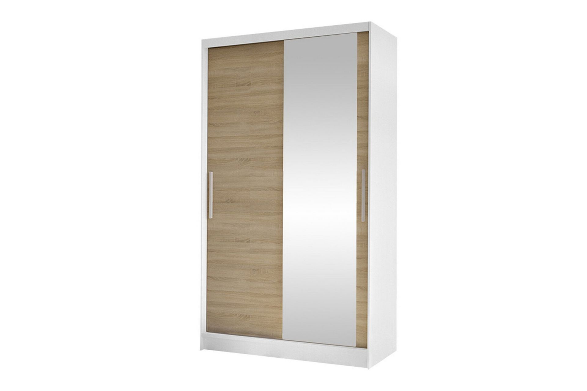 Glenmore Garderobe med spejl - Hvid - Opbevaring - Tøjopbevaring - Garderobeskabe