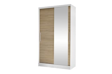 Glenmore Garderobe med spejl - Hvid - Opbevaring - Tøjopbevaring - Garderobeskabe