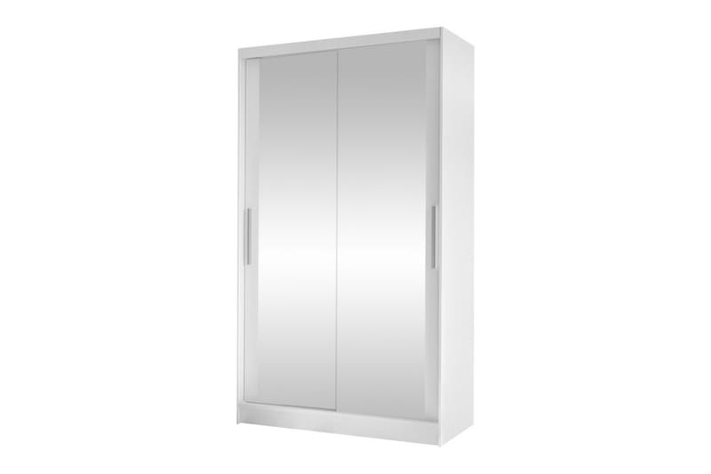 Glenmore Garderobe med spejl - Hvid - Garderobeskabe - Garderobeskab & klædeskab