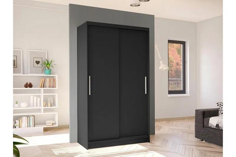 Glenmore Garderobe - Sort - Opbevaring - Tøjopbevaring - Garderobeskabe