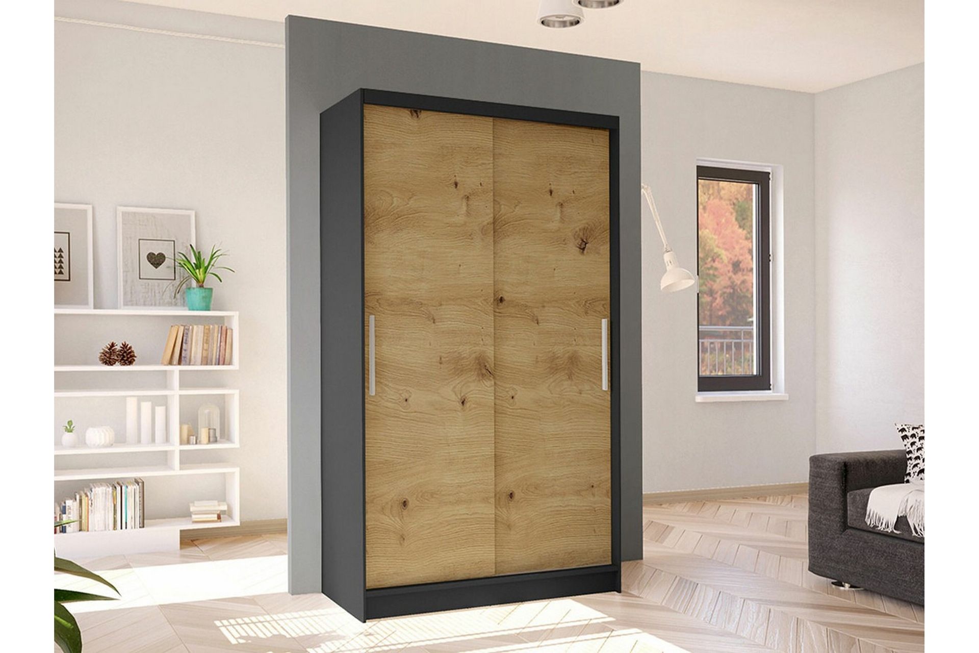 Glenmore Garderobe - Sort - Opbevaring - Tøjopbevaring - Garderobeskabe