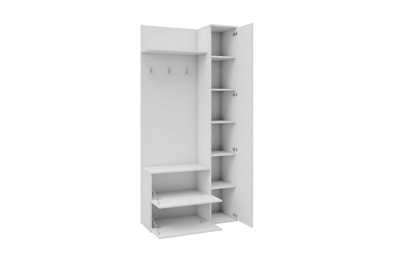 Grøn garderobe 90x34x195 cm - Garderobeskabe - Garderobeskab & klædeskab