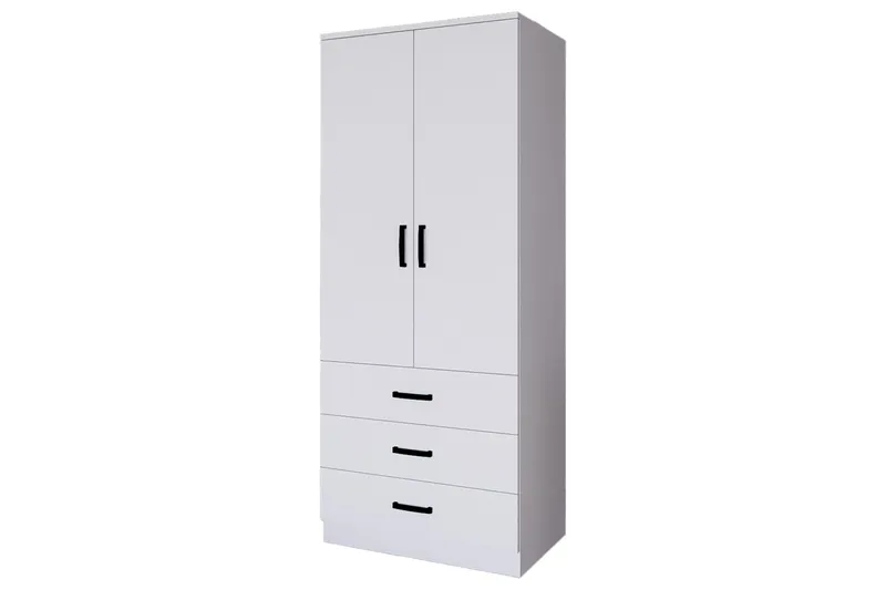 Haaken Garderobe 60x174,8 cm, Mat hvid