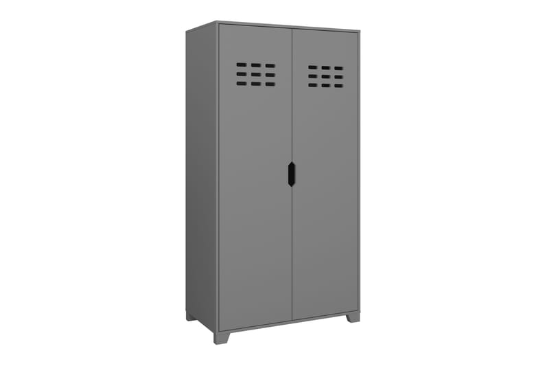 Haltekarr Garderobe 90x50 cm - Grå - Opbevaring - Tøjopbevaring - Garderobeskabe