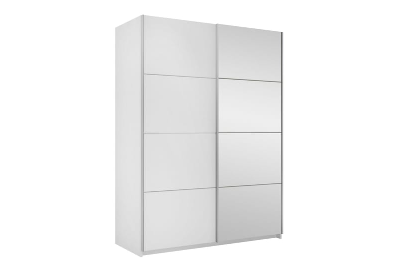Haparanda Garderobe med Spejl 150 cm, Hvid
