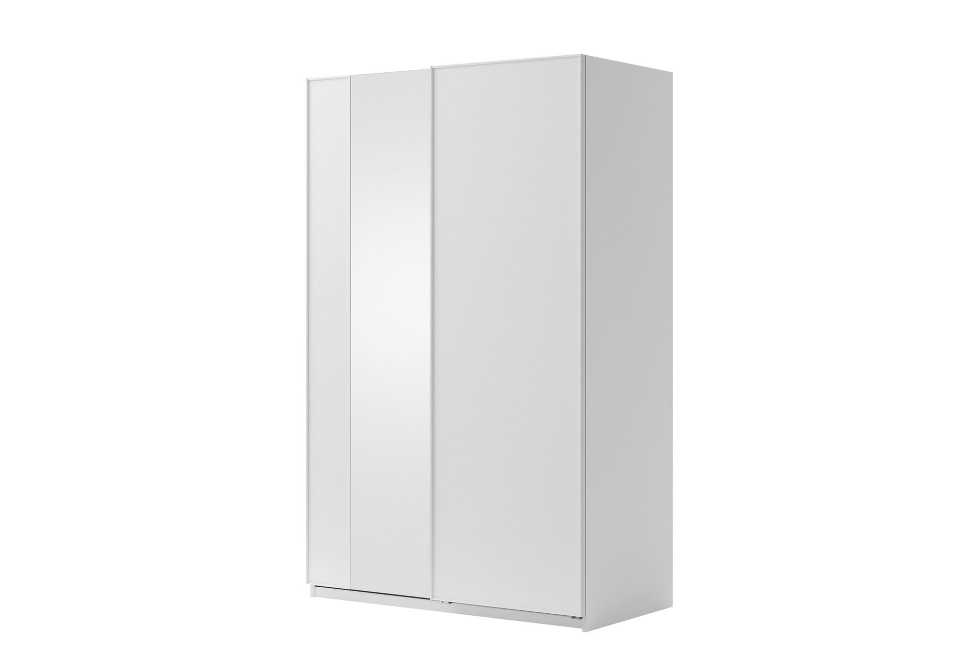 Haruna Garderobeskab med Spejl 150x235 cm - Hvid - Opbevaring - Tøjopbevaring - Garderobeskabe