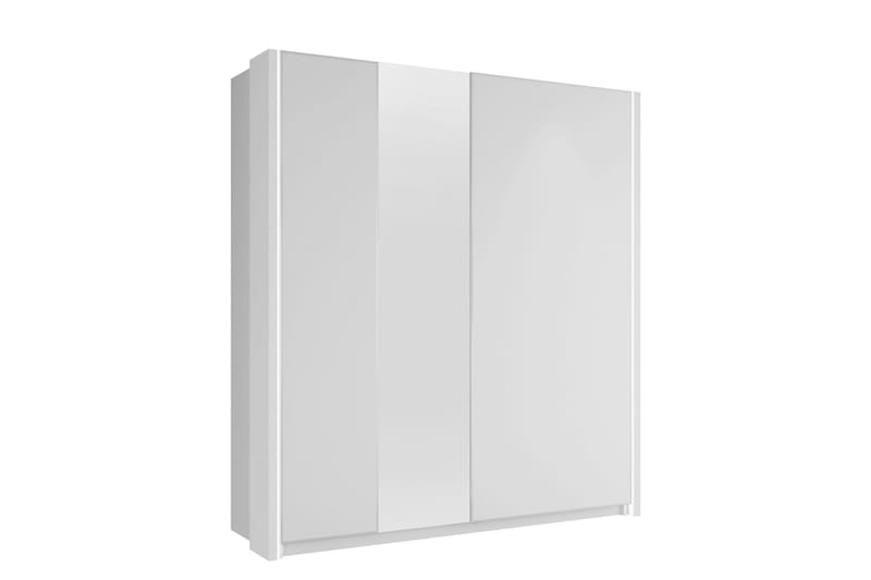 Haruna Garderobeskab med Spejl 200x235 cm, Hvid
