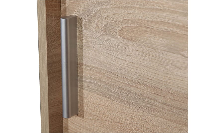 Harvinder Garderob med Spejl 120x205 cm - Beige - Opbevaring - Tøjopbevaring - Garderobeskabe