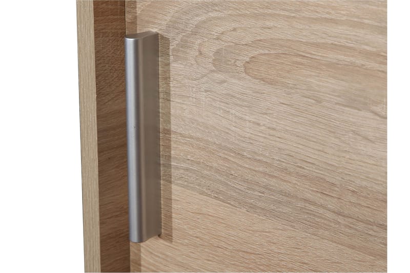 Harvinder Garderob med Spejl 120x205 cm - Beige - Opbevaring - Tøjopbevaring - Garderobeskabe