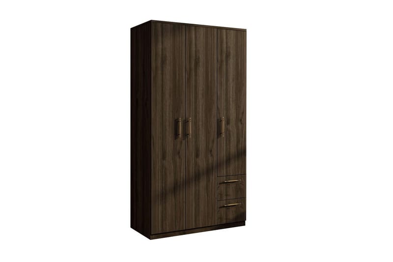 Hearst Garderobe 90x171,8 cm - Valnød - Opbevaring - Tøjopbevaring - Garderobeskabe - Garderobeskab & klædeskab