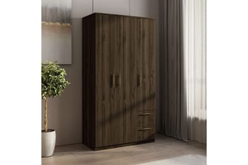 Hearst Garderobe 90x171,8 cm - Valnød - Opbevaring - Tøjopbevaring - Garderobeskabe - Garderobeskab & klædeskab