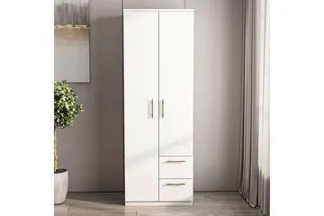 Hearst Garderobesskåp 60x171,8 cm - Hvid - Opbevaring - Tøjopbevaring - Garderobeskabe - Garderobeskab & klædeskab