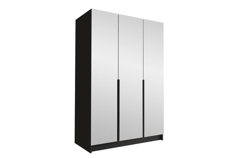 Herrljunga Garderob med Spejl 150 cm, Sort