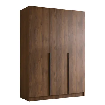 Herrljunga Garderobe 150x215 cm - Brun/Sort - Opbevaring - Tøjopbevaring - Garderobeskabe