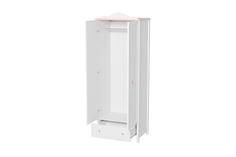 Hilts Garderobe 85x196 cm - Hvid - Opbevaring - Tøjopbevaring - Garderobeskabe