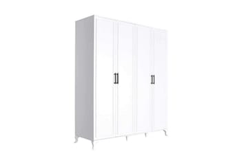 Hiora Garderobe 180x224 cm - Hvid - Opbevaring - Tøjopbevaring - Garderobeskabe