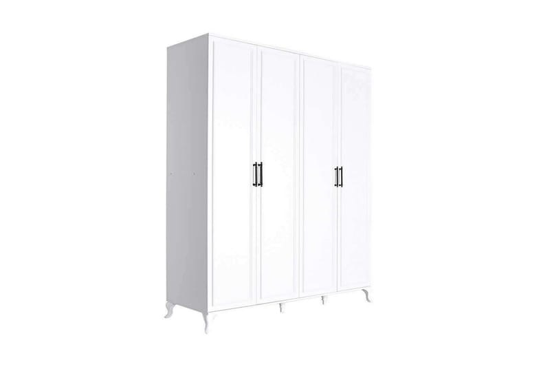 Hiora Garderobe 180x224 cm, Hvid