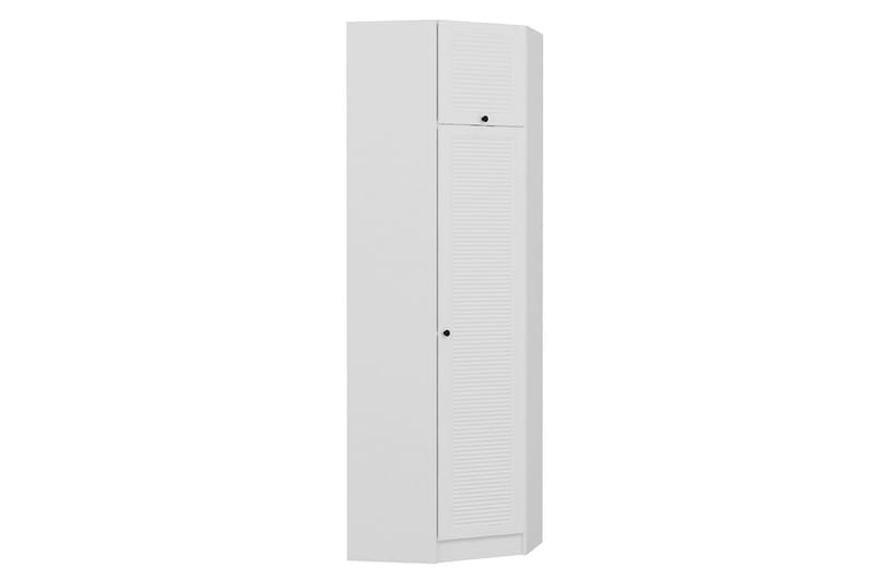 Fruitland Hjørnegarderobe 74 cm - Hvid - Opbevaring - Tøjopbevaring - Garderobeskabe - Hjørnegarderobe