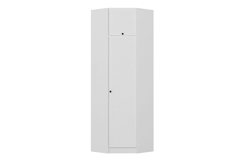 Fruitland Hjørnegarderobe 74 cm - Hvid - Opbevaring - Tøjopbevaring - Garderobeskabe - Hjørnegarderobe