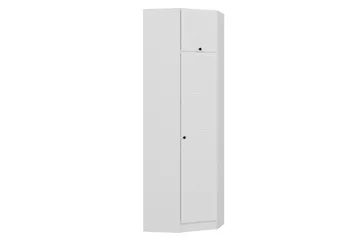 Fruitland Hjørnegarderobe 74 cm - Hvid - Opbevaring - Tøjopbevaring - Garderobeskabe - Hjørnegarderobe