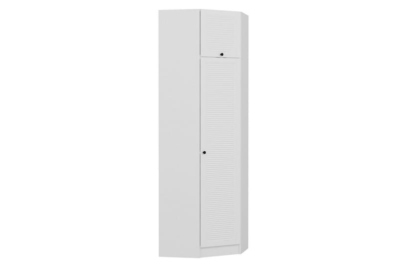 Fruitland Hjørnegarderobe 74 cm - Hvid - Opbevaring - Tøjopbevaring - Garderobeskabe - Hjørnegarderobe