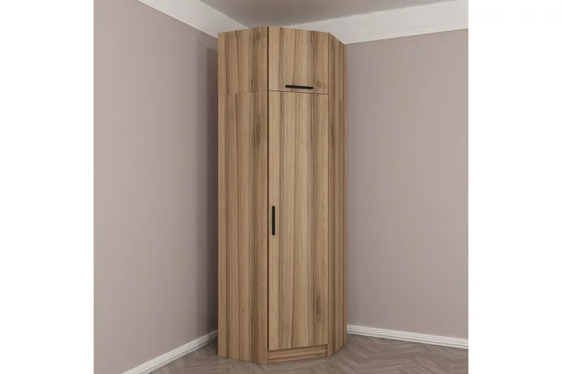 Fruitland Hjørnegarderobe 74 cm, Oak
