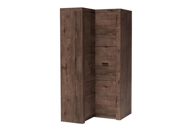 Indianapolis garderobe 106x58x192 cm - Opbevaring - Tøjopbevaring - Garderobeskabe - Hjørnegarderobe
