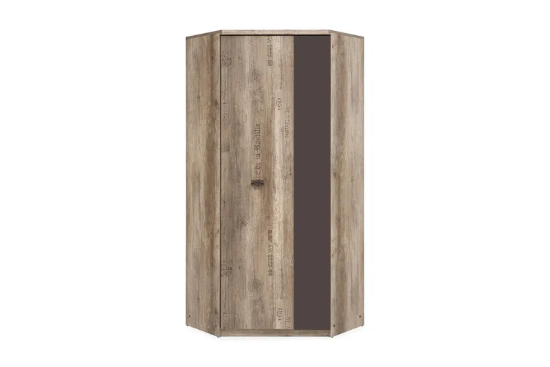 Movico Hjørnegarderob, Træ/natur