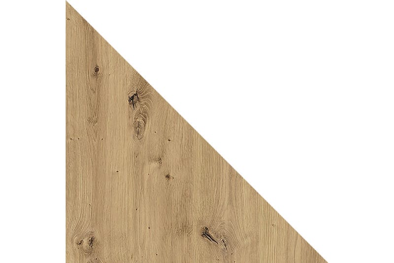 Nero Garderobe 87 cm - Natur/Hvid - Opbevaring - Tøjopbevaring - Garderobeskabe - Hjørnegarderobe
