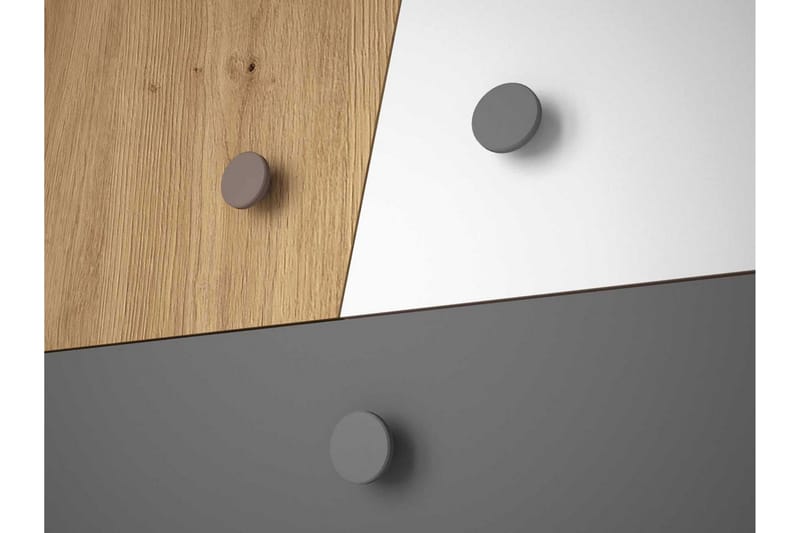 Nero Garderobe 87 cm - Natur/Hvid - Opbevaring - Tøjopbevaring - Garderobeskabe - Hjørnegarderobe