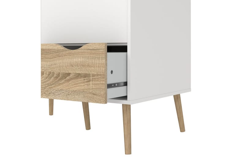 Hostafranc Garderobeskab 98,7x200,1 cm - Hvid - Opbevaring - Tøjopbevaring - Garderobeskabe - Garderobeskab & klædeskab