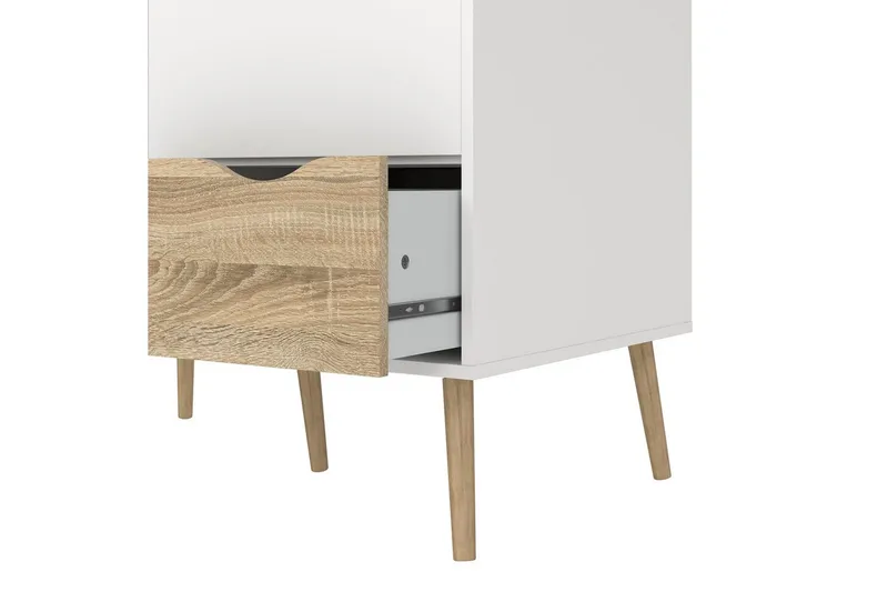 Hostafranc Garderobeskab 98,7x200,1 cm - Hvid - Opbevaring - Tøjopbevaring - Garderobeskabe - Garderobeskab & klædeskab