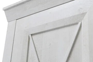 Hurlston Garderobe 255 cm - Hvid - Opbevaring - Tøjopbevaring - Garderobeskabe
