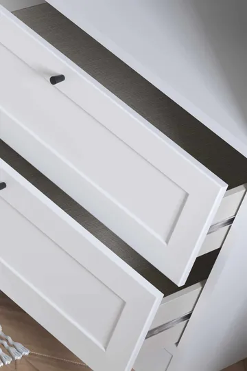 Interlaken garderobe 205x210 cm - Hvid - Opbevaring - Tøjopbevaring - Garderobeskabe - Garderobeskab & klædeskab