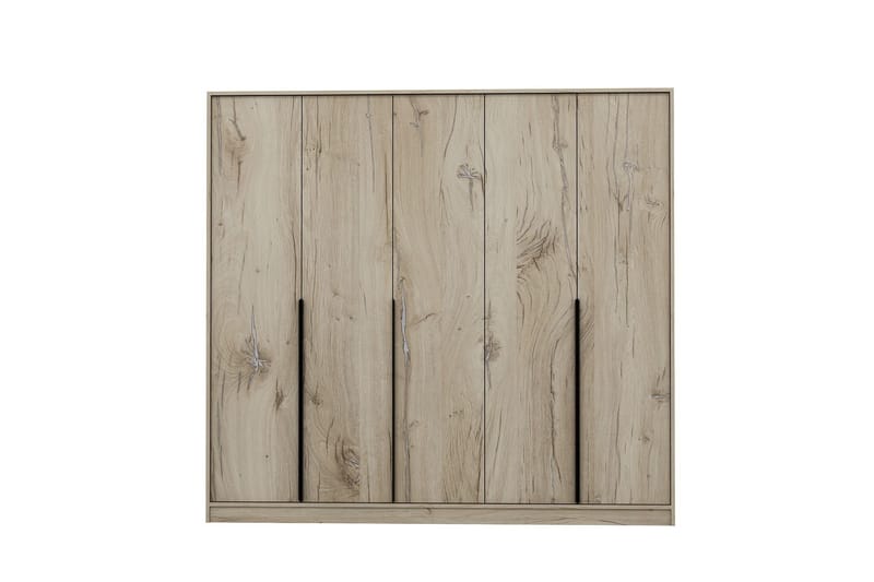 Jarlech Garderobe 60x210 cm - Valnød - Opbevaring - Tøjopbevaring - Garderobeskabe