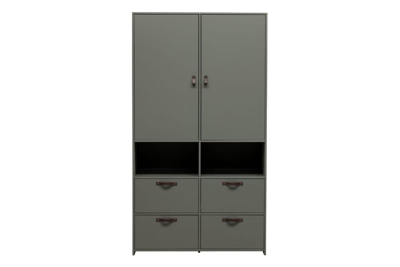 Jirueque Garderobe med Opbevaring - Grå - Opbevaring - Tøjopbevaring - Garderobeskabe