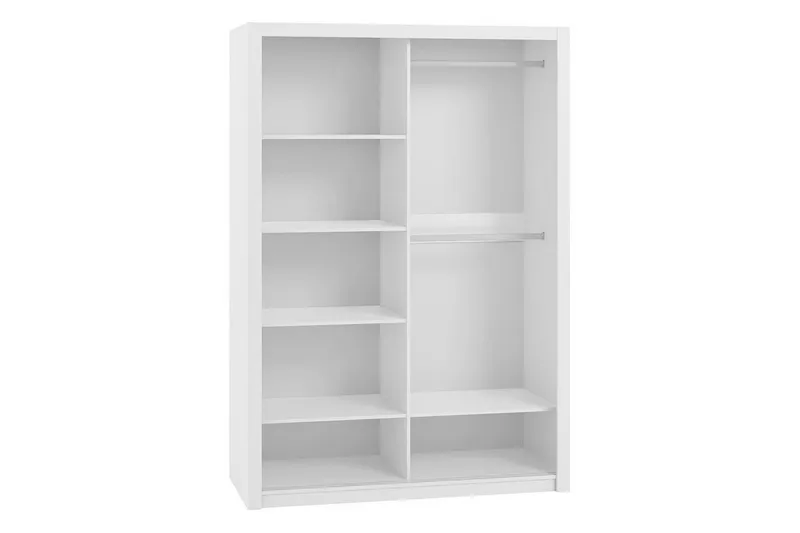 Julissa Garderobe 120 cm - Hvid - Opbevaring - Tøjopbevaring - Garderobeskabe - Garderobeskab & klædeskab