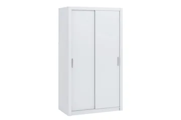 Julissa Garderobe 120 cm - Hvid - Opbevaring - Tøjopbevaring - Garderobeskabe