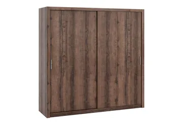 Julissa Garderobe 220 cm - Natur - Opbevaring - Tøjopbevaring - Garderobeskabe
