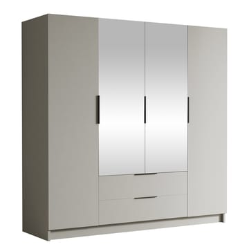 Kelros Garderobeskabeskab med spejl 200x216 cm