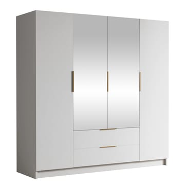 Kelros Garderobeskabeskab med spejl 200x216 cm