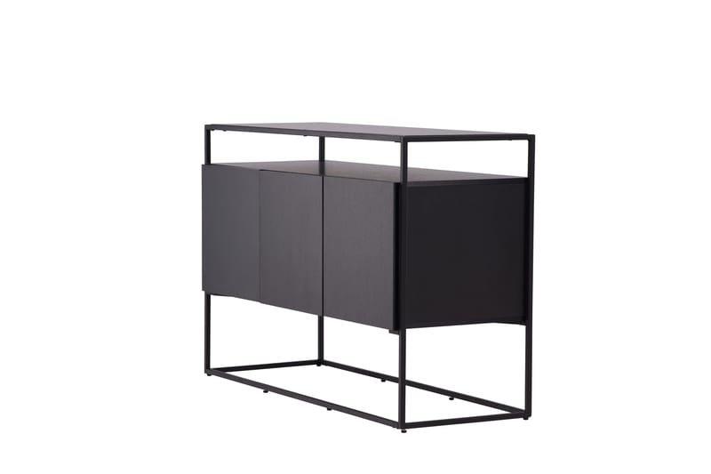 Kingsport Garderobe 120x80 cm - Sort - Opbevaring - Opbevaringsmøbler - Skænke & sideboards