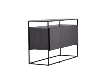 Kingsport Garderobe 120x80 cm - Sort - Opbevaring - Opbevaringsmøbler - Skænke & sideboards