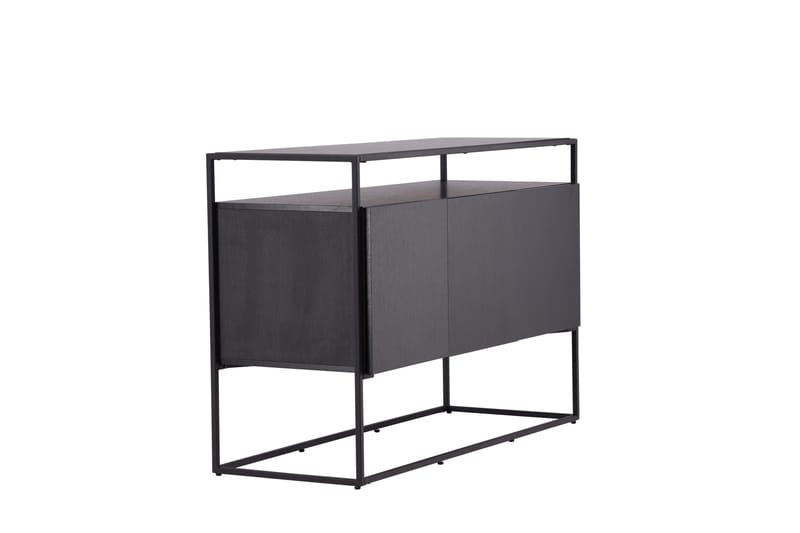 Kingsport Garderobe 120x80 cm - Sort - Opbevaring - Opbevaringsmøbler - Skænke & sideboards